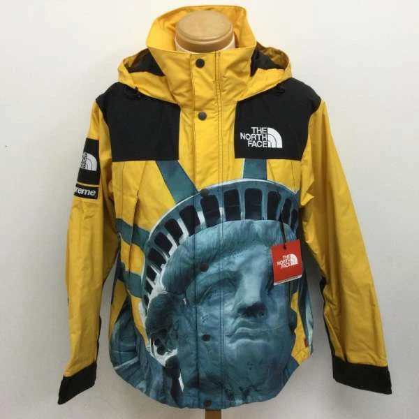 Veste jaune Supreme The North Face Statue of Liberty Baltoro taille S avec étiquette occasion
