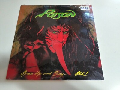 Poison - Open Up And Say Ahh! Sealed Original Banned Cover