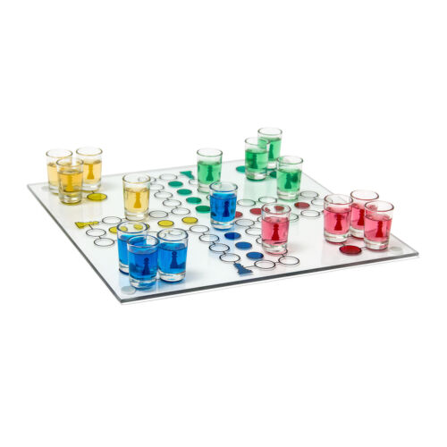 Drinking Ludo juego de mesa juego de dados juego de bebida juego de fiesta disparos - Imagen 1 de 6