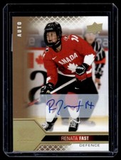 2022-23 UD Upper Deck Team Canada Juniors Renata Fast Auto #68