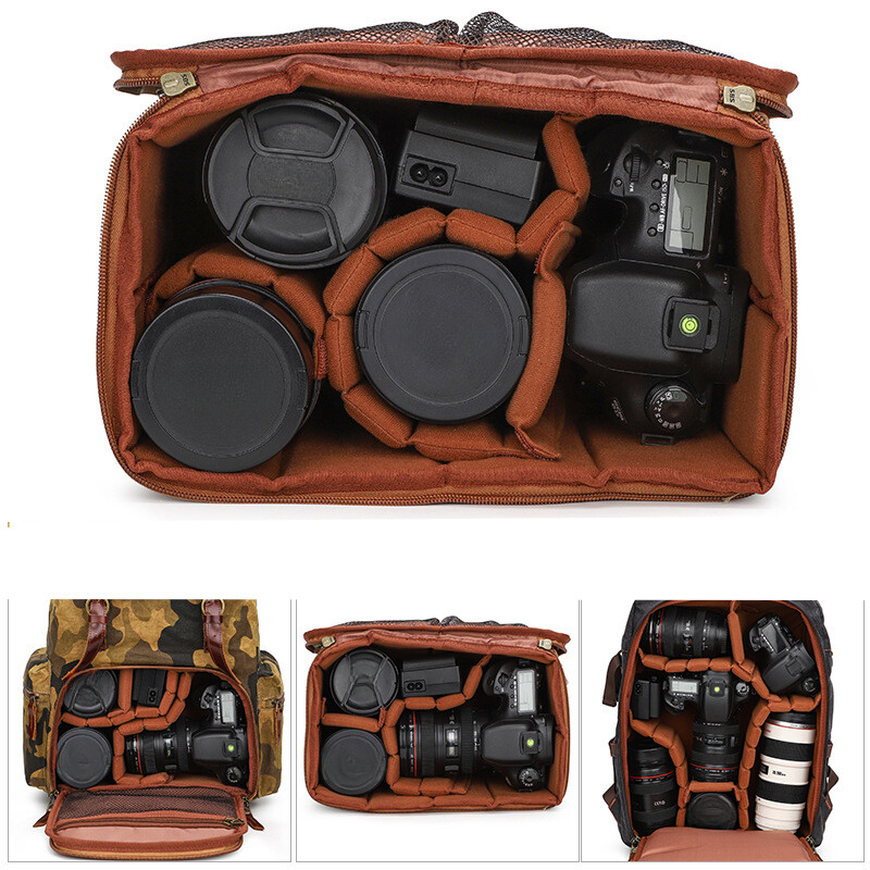 Camera Bag Case Insert Partition Divider Separator Pad For Canon Nikon Sony Lens