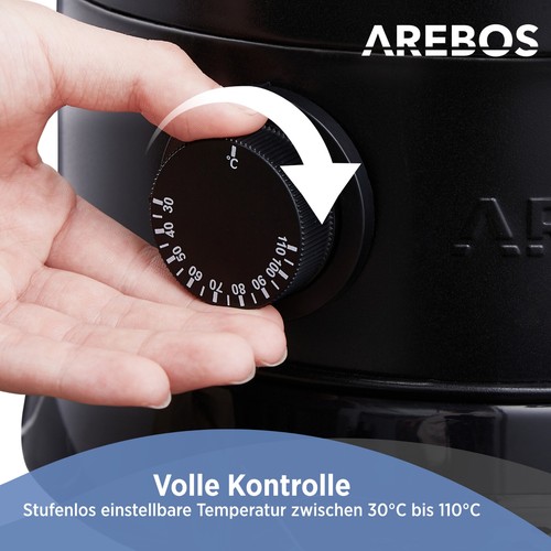 AREBOS Glühweinkocher 6.8 L Edelstahl Glühweinautomat Glühweinkessel Thermostat - Bild 7 von 12