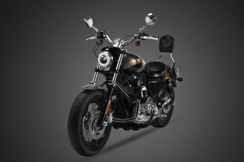 Faro LED de 5,75 pulgadas apto para Harley Davidson IRON 883 Harley Davids IRON 1200 Foto 4 de 4