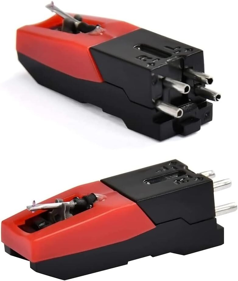 Set 4 Puntine Per Giradischi Universali - Compatibili Con La Maggior Parte Dei Grammofoni - Stilo In Rubino - Foto 10