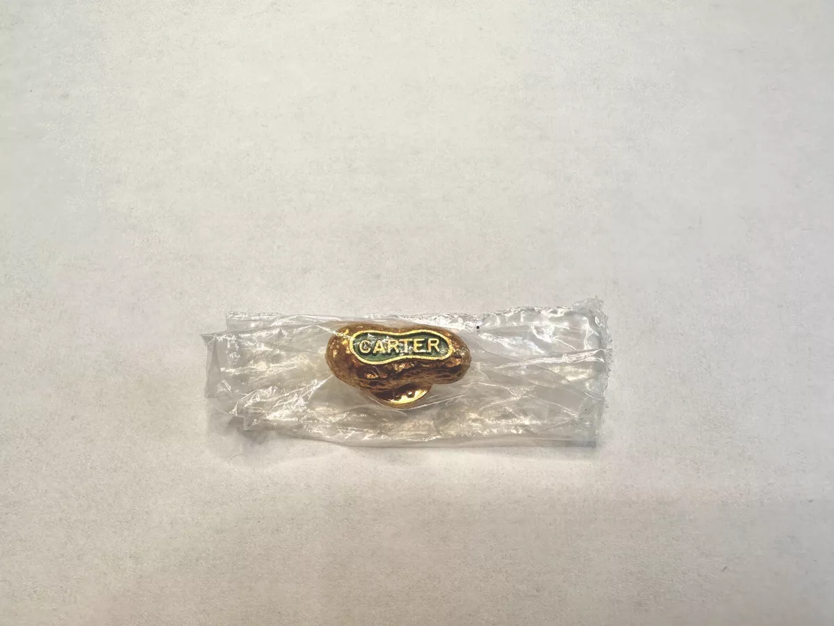 Jimmy Carter Peanut Lapel Pin Vintage New In Packaging | eBay