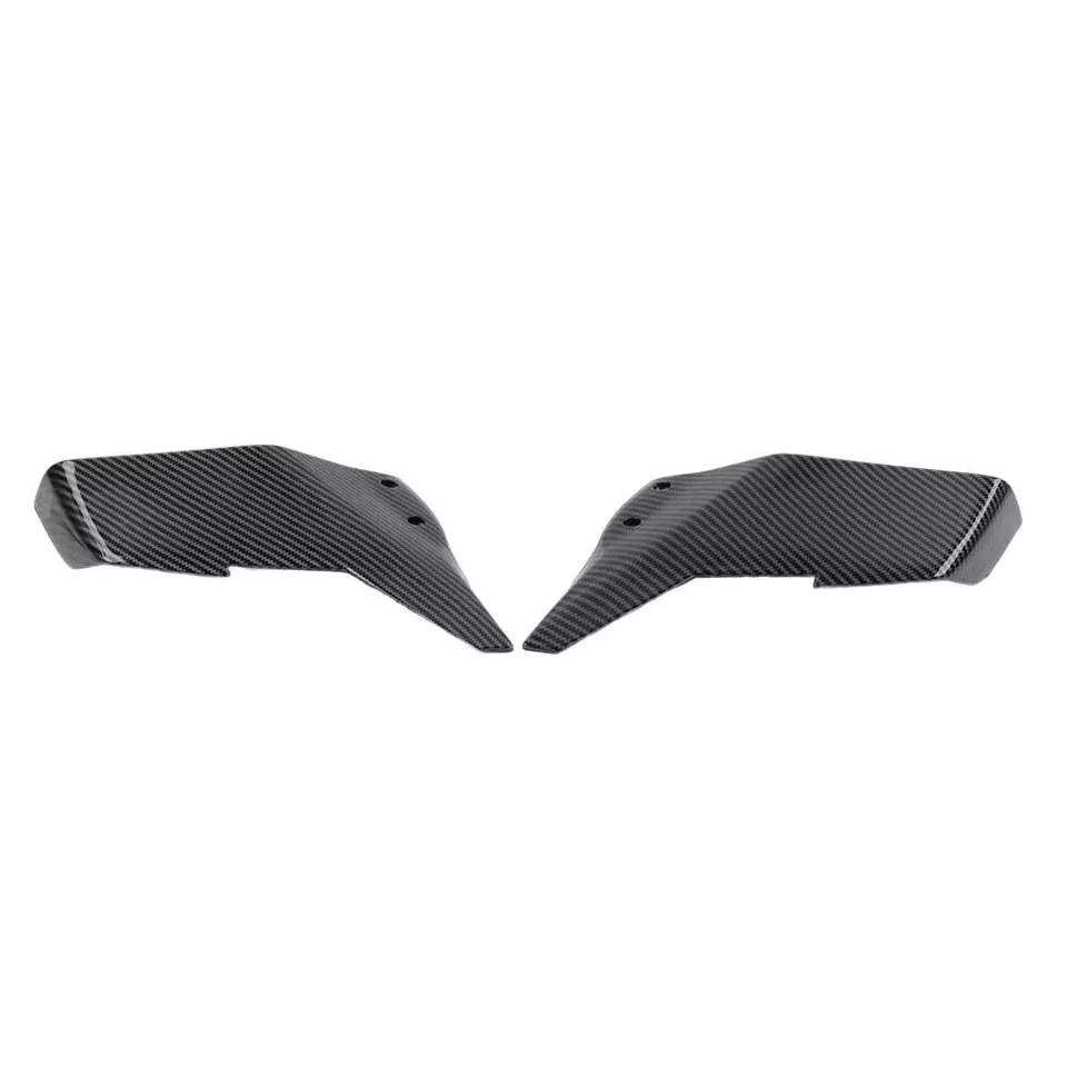 Carbon Fiber Spoiler Winglets Air Deflectors For Kawasaki Ninja H2 H2R 2015-2023 - Image 4 of 4