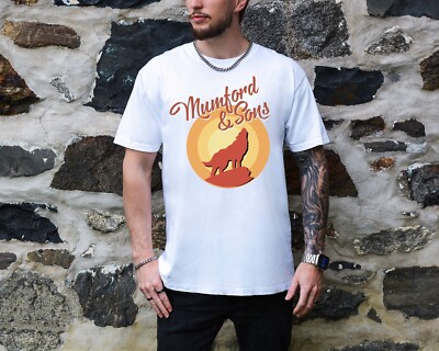 Mumford & Sons The Wolf T-Shirt on Premium Vintage Black Comfort Colors Tee