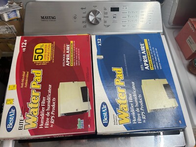 2-pack lot BestAir Humidifier Paper Waterpad Filter Aprilaire Furnace A12 A12W