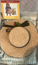 American Girl Kirsten Summer Story Dress Outfit with Straw Hat NIB