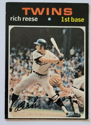 Cards Rich Rteese 1971 topps baseball - #349 - Rich Reese 1B - Minnesota Twins | eBay