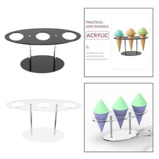 Ice Cream Display Rack, Waffle Cone Holder for Birthday