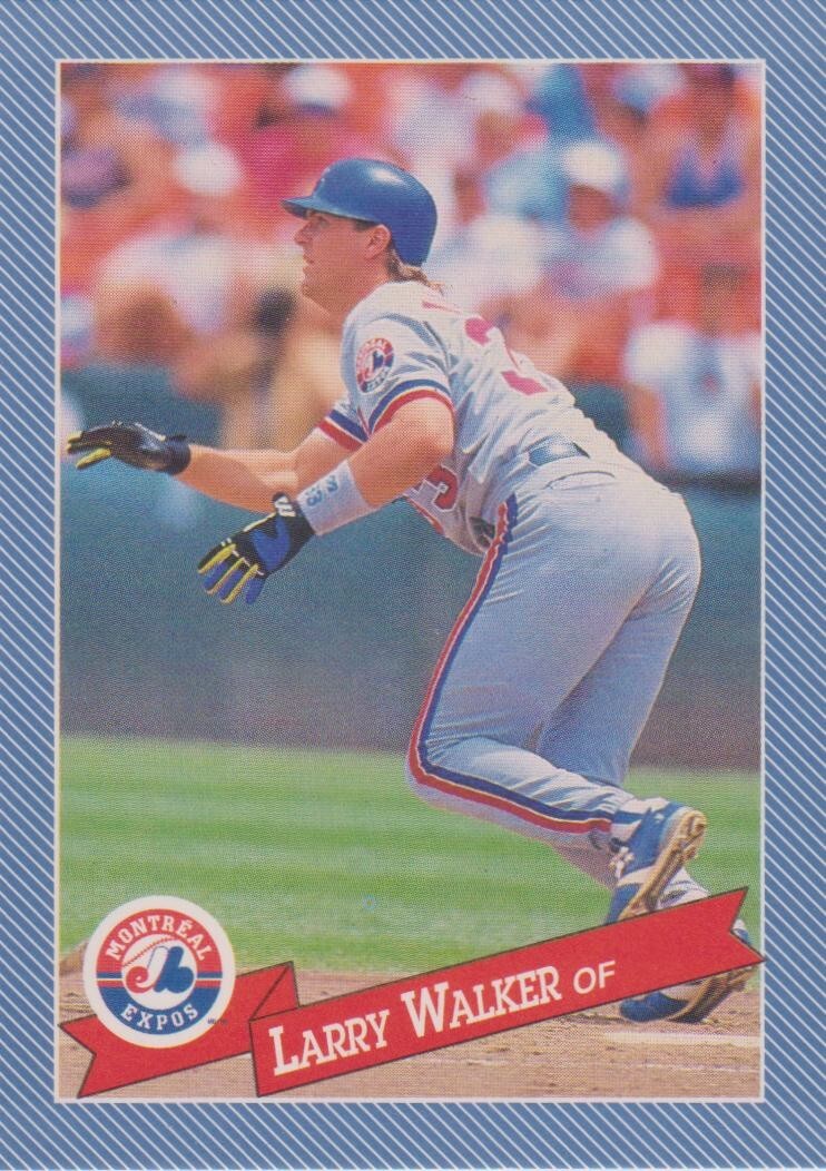 1993 Hostess Montreal Expos Baseball Card #30 Larry Walker