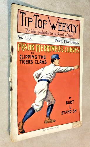 Frank Merriwells Kurven ~ Tip Top Weekly #220 Original Groschen Roman