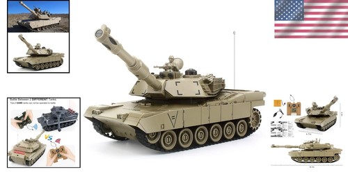 Kids' 1:28 RC Military Tank - German Tiger with Lights, Sounds & Climbing Power - Picture 2 of 10
