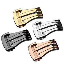 High Quality Stainless Steel Watch Buckle Folding Clasp 14 16 18 20mm Fits Omg