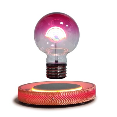 Magnetic levitation rainbow bulb desktop decoration creative atmosphere night li