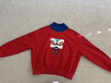 red Sweatshirt with Motif /dragon - Kids
