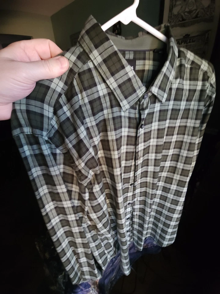 Camisa social Hugo Boss slim masculina HUNTER GREEN xadrez XL (slim slim fit) - Imagem 3 de 4