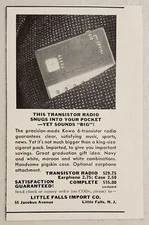 1959 Print Ad Kowa 6 Transistor Pocket Radios Little Falls Import,New Jersey
