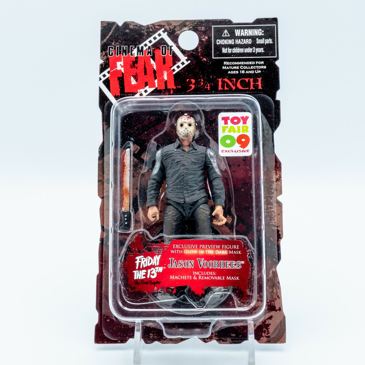 RARE Cinema of Fear TOY FAIR Exclusive JASON VOORHEES Glow