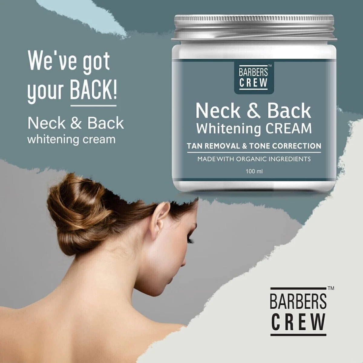 Dark Neck Skin Instant Whitening Cream Reduce Hyper pigmentation