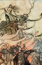 Siegfried & the Twilight of the Gods 6 (1924), Arthur Rackham *Art Postcard*