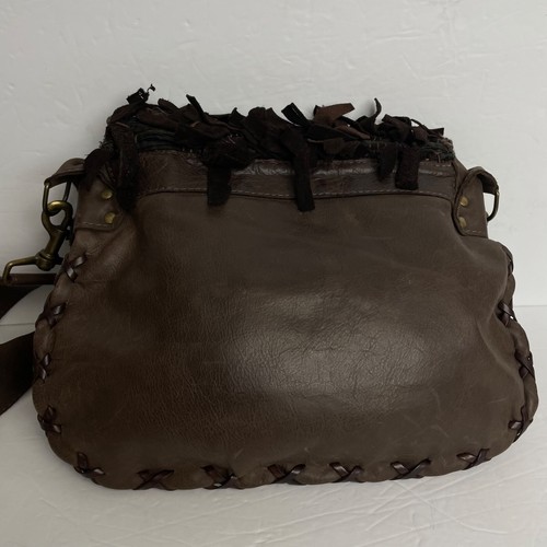 Elena Girardi Brown Suede Leather Trim Handmade In Italy - Picture 4 of 7