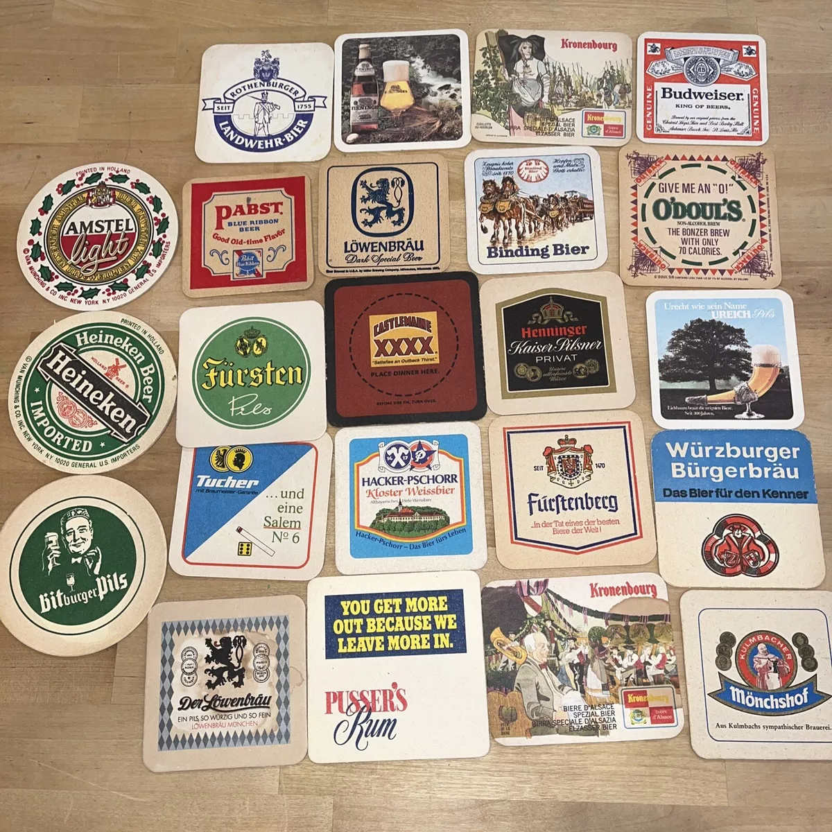 Large Lot 23 Beer COASTERS Pub Bar Drink Mat Coaster Brewery