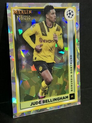 2022-23 Topps Chrome Merlin UCL Dortmund Jude Bellingham Atomic