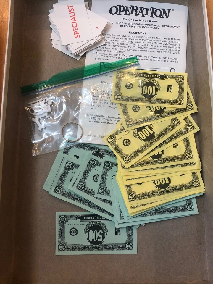 Vintage 1965 Operation Smoking Doctor Complete - Image 3 of 4