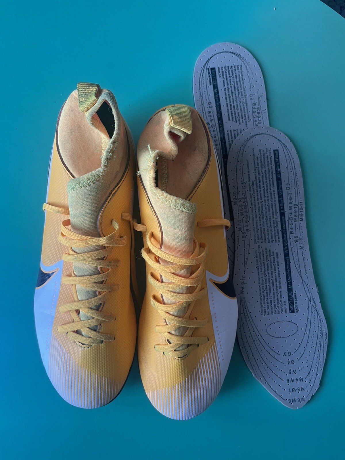 Nike Superfly 7 Academy Fg/Mg Mercurial Football Boots Moulds Size 5 eBay