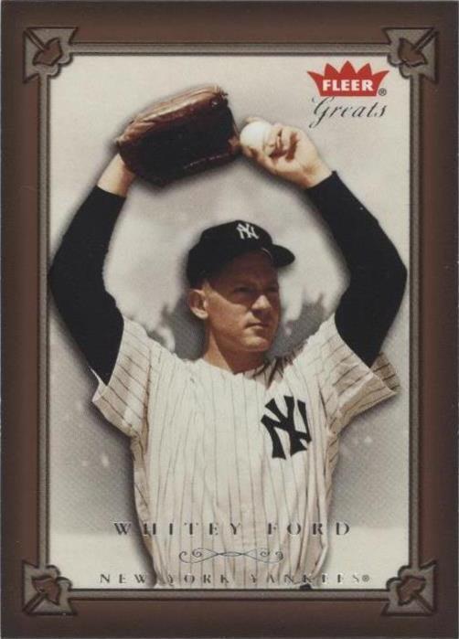 2004 Fleer Greats of the Game - Whitey Ford #63 - 1 of 1