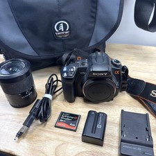 SONY Alpha 350 DSLR Camera, 35-135mm F/3.5-5.6  18-70mm Lens, Batt, Strap, Bag