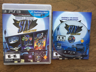 THE SLY COLLECTION  PlayStation 3 PS3 disc, case  and manual