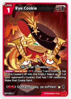 Rye Cookie P_056 Red Promo