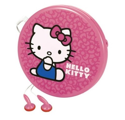 Hello Kitty Sanrio Personal Cd Player With Headphone Jack Pink
