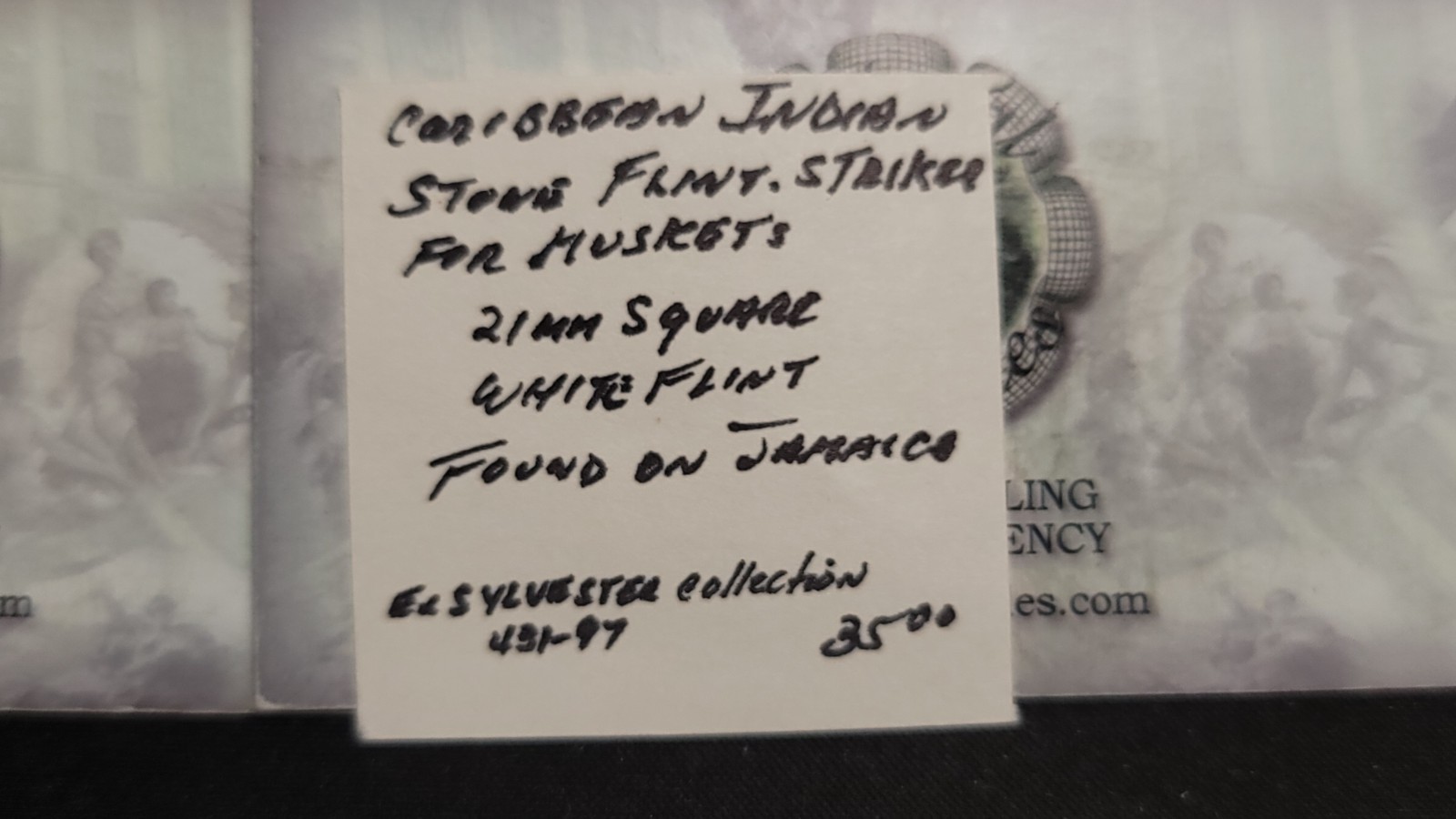 Caribbean Flint Musket Striker – Pirate Era Jamaica Find–Ex Sylvester Collection