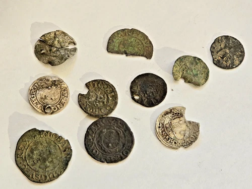 Lot of Sweden medieval silver coins 16 century, Rulers: Johan III, Eric XIV