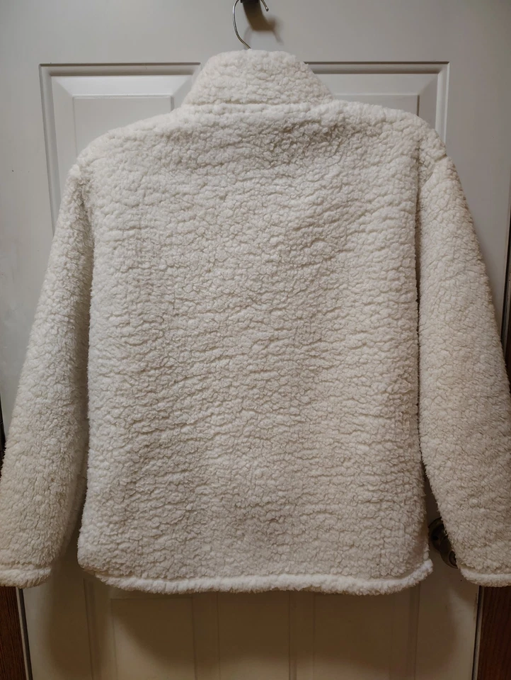 Top Of The World Ohio State Cuarto Cremallera Mujer M Blanco Sherpa Foto 4 de 4
