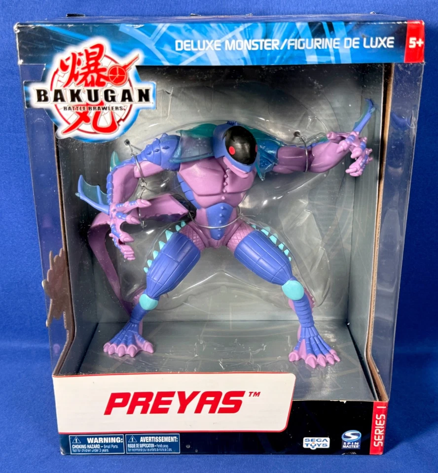 Nuevas - PREYAS - Bakugan 7" DELUXE MONSTER Figuras de Acción Battle Brawlers 2008 Foto 2 de 4
