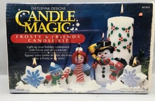 NEW Vintage Candle Magic Frosty Friends Candle Making Kit Distlefink Designs USA