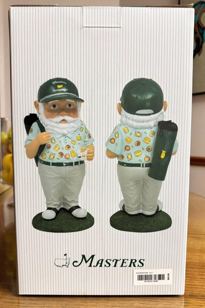 2025 MASTERS　ガーデンノーム　GNOME 2025 Masters Gnome Augusta National “PEACHES” - New “RORY
