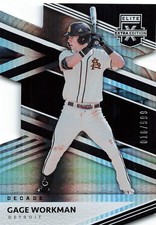 2020 Panini Elite Extra Edition Gage Workman #46 376/999 SN Detroit Tigers RC