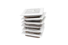 Lot of 6 KozziAir 6x6 Adjustable Blade Ceiling Wall Air Vent Register Grilles