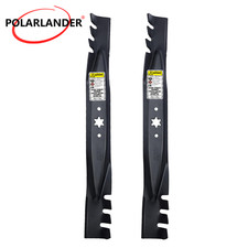 2PCS Mulching Blades 42 In Deck Cub Cadet XT1 LT42 Troy Bilt Riding Lawn Mower