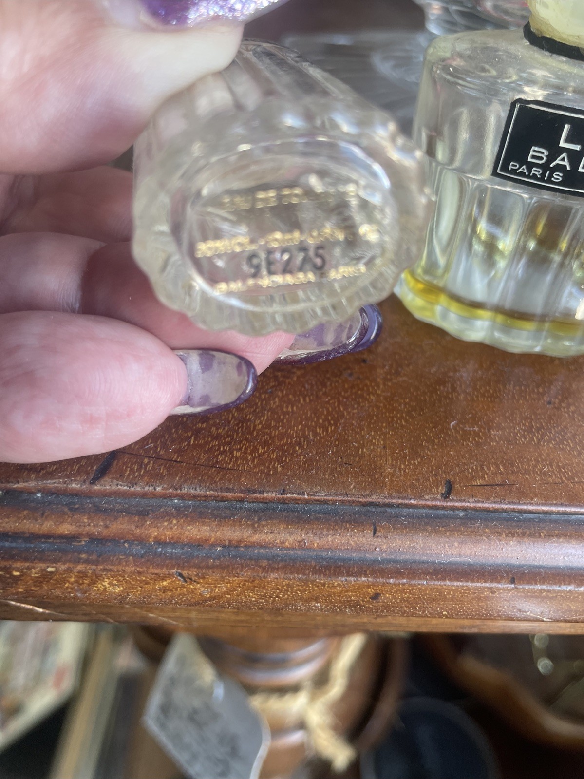 3 vintage balenciaga France Small Perfume Bottles Le Dix Prelude Quadrille thumbnail 5