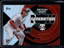 2022 Topps Update Bryson Stott Generation Now RC Rookie #GN-66 Phillies