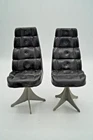 2 VINTAGE 1972 GI G I JOE ADVENTURE TEAM MOBILE SUPPORT SWIVEL CHAIR SET HASBRO