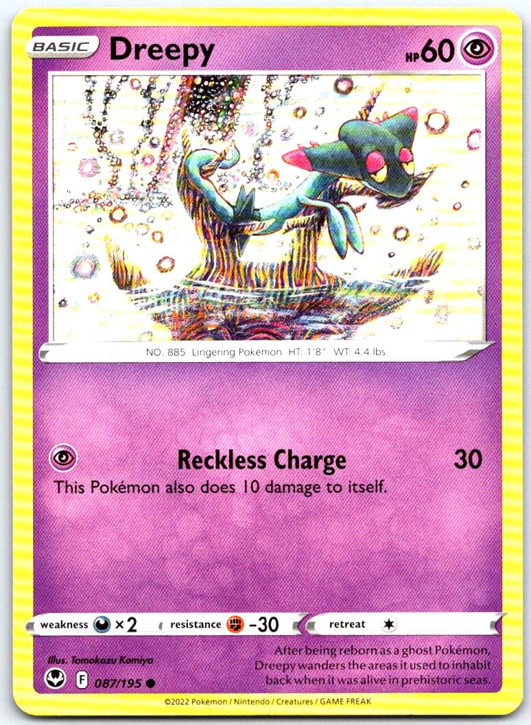 Dreepy 087/195 SWSH12: Silver Tempest NM Pokemon TCG