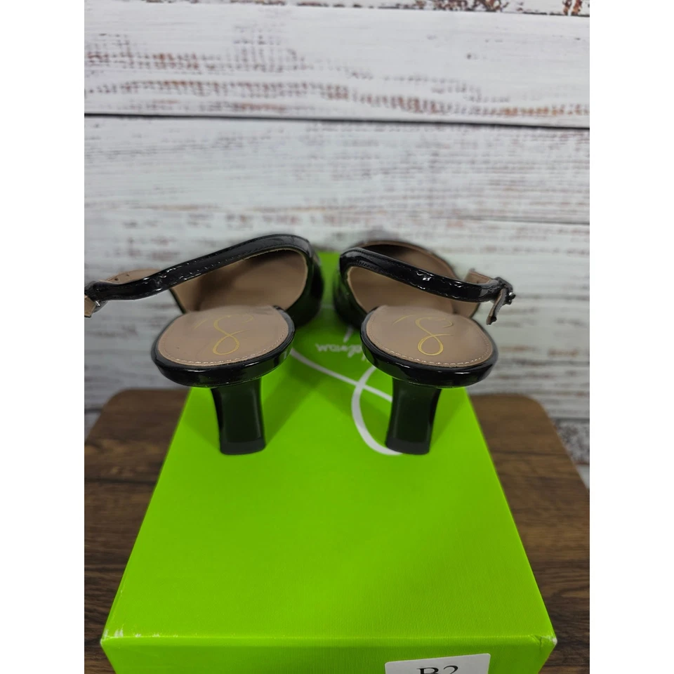 Sam Edelman 女式黑色豪华露跟 9 码全新带盒 — 第 4/4 张图片